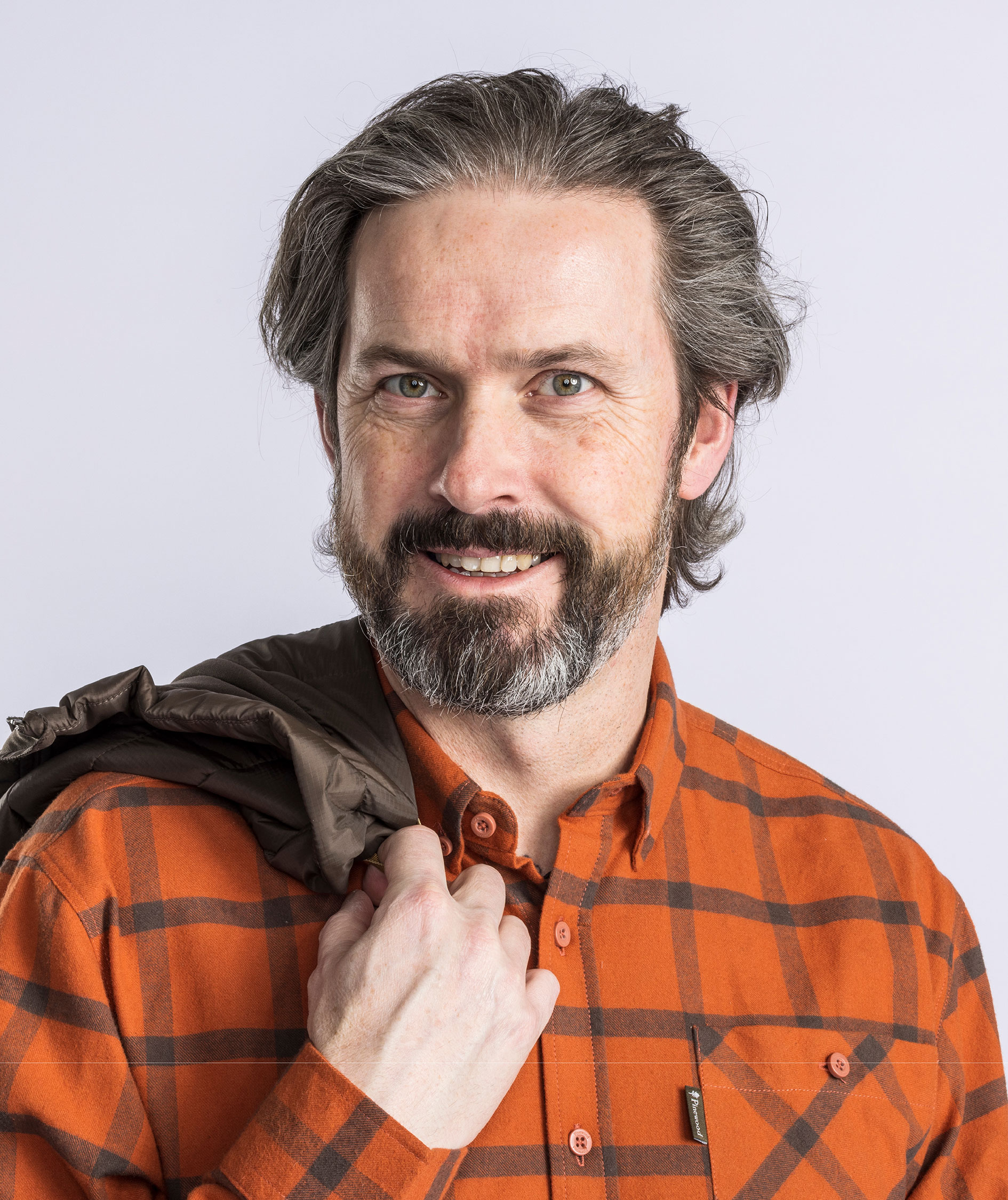 Pinewood V&auml;rnamo flannel skovmandsskjorte, Terracotta/Suede Brown, large image number 3