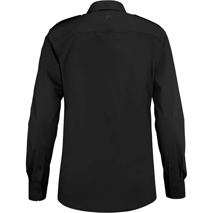 Derby of Sweden Martines Slim fit pilotskjorta, Black, large image number 1