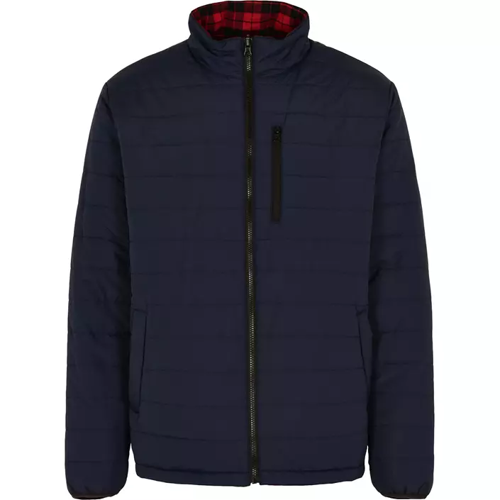 ProActive vendbar flannel jakke, Rød, large image number 0