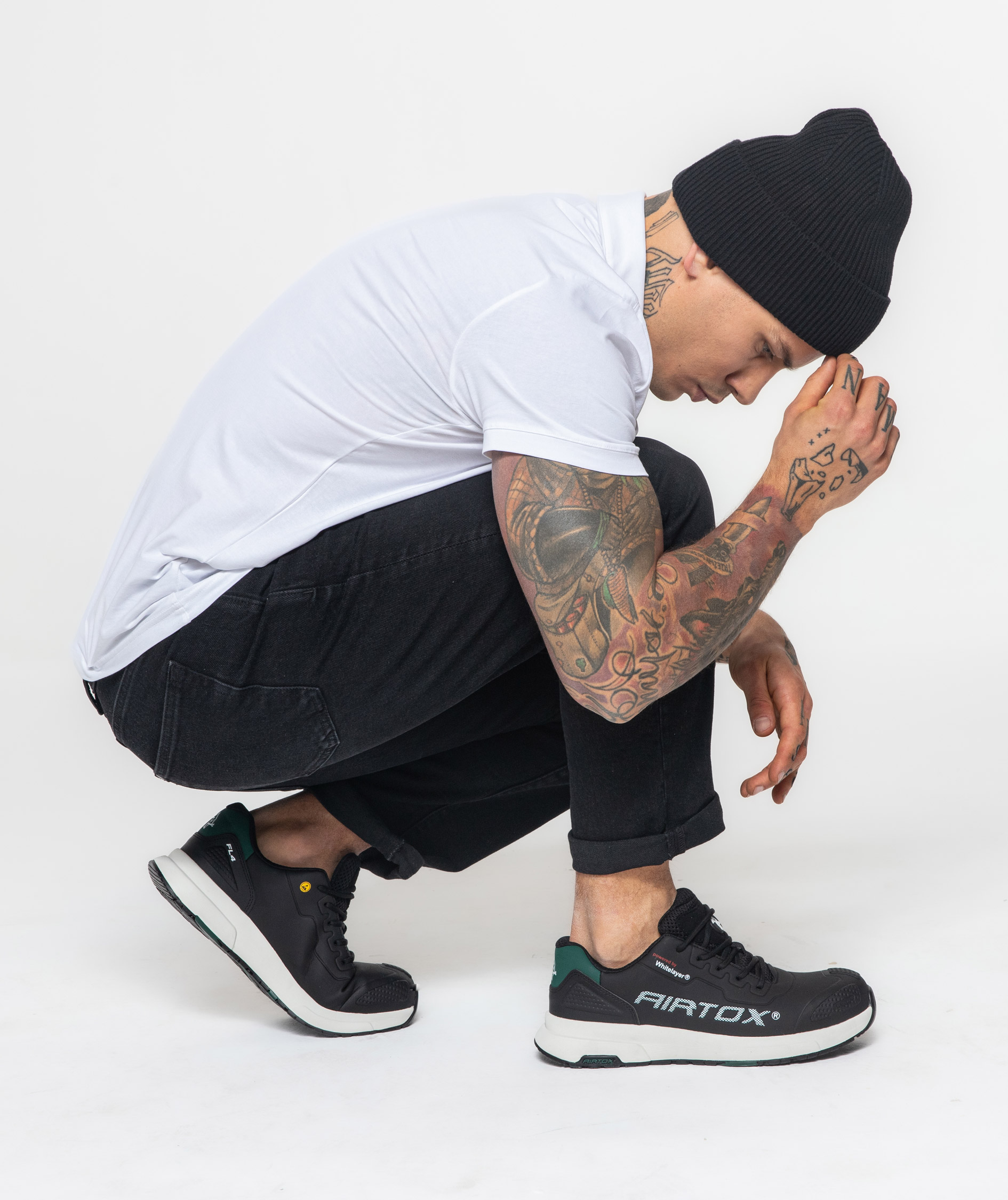 Airtox FL4 safety shoes S3, Black, large image number 2