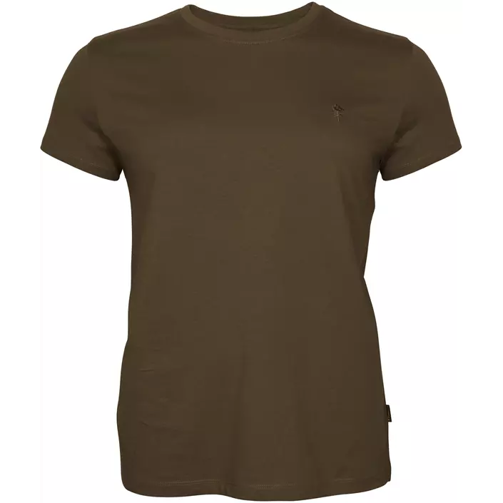 Pinewood 3-pak dame T-shirt, Green/Hunting Brown/Khaki, large image number 5