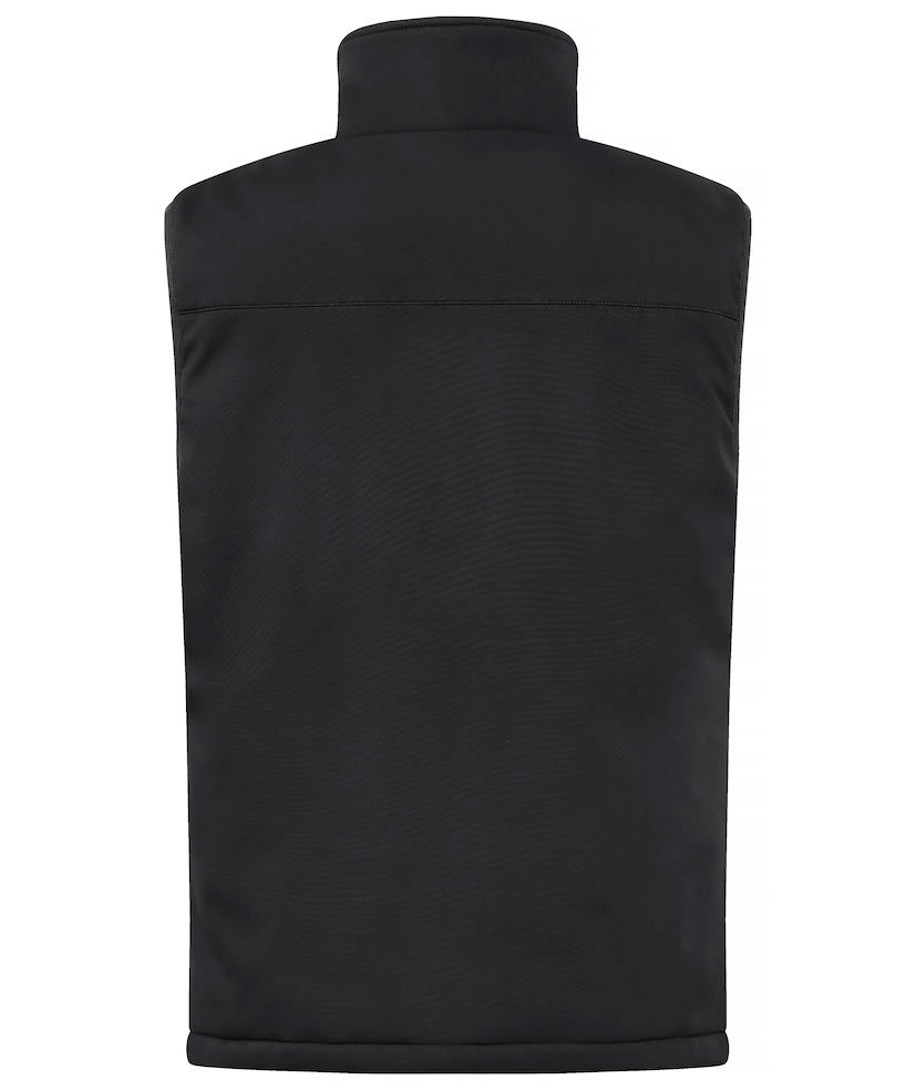 Clique fodrad softshellv&auml;st, Svart, large image number 2