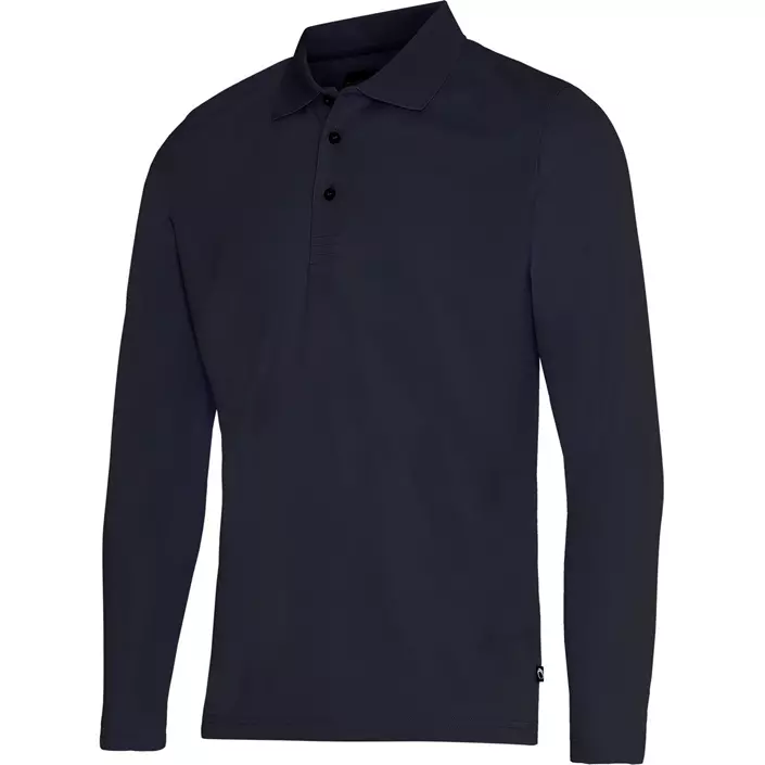 Pitch Stone langermet polo, Navy, large image number 0