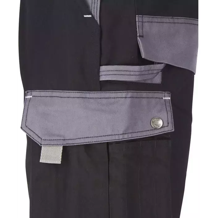 Kramp Original work trousers with belt, Black/Grey, large image number 3