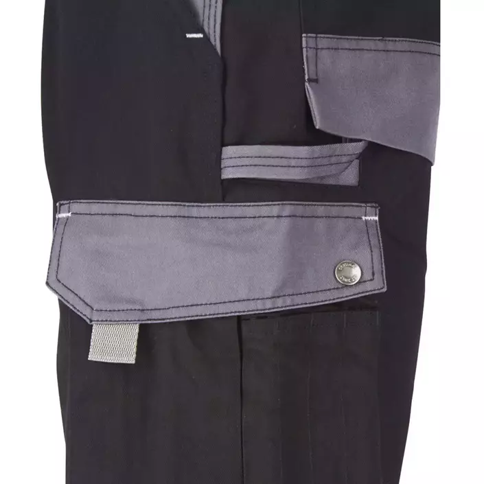 Kramp Original work trousers with belt, Black/Grey, large image number 3