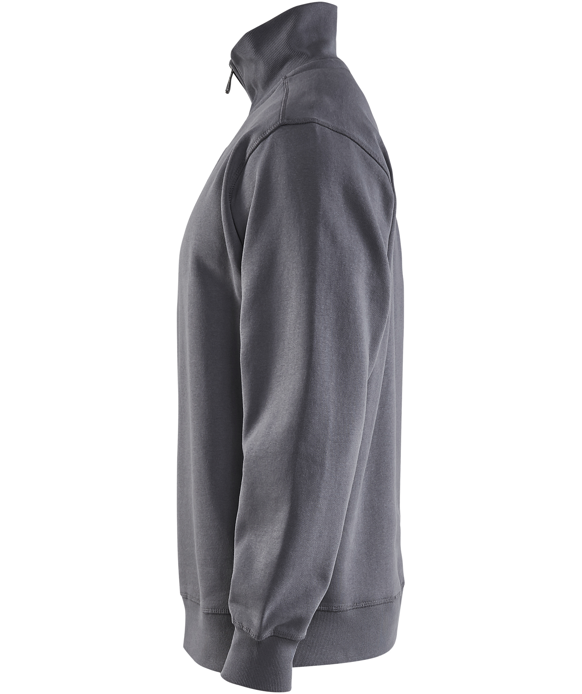 Bl&aring;kl&auml;der half zip collegegenser, Gr&aring;, large image number 3