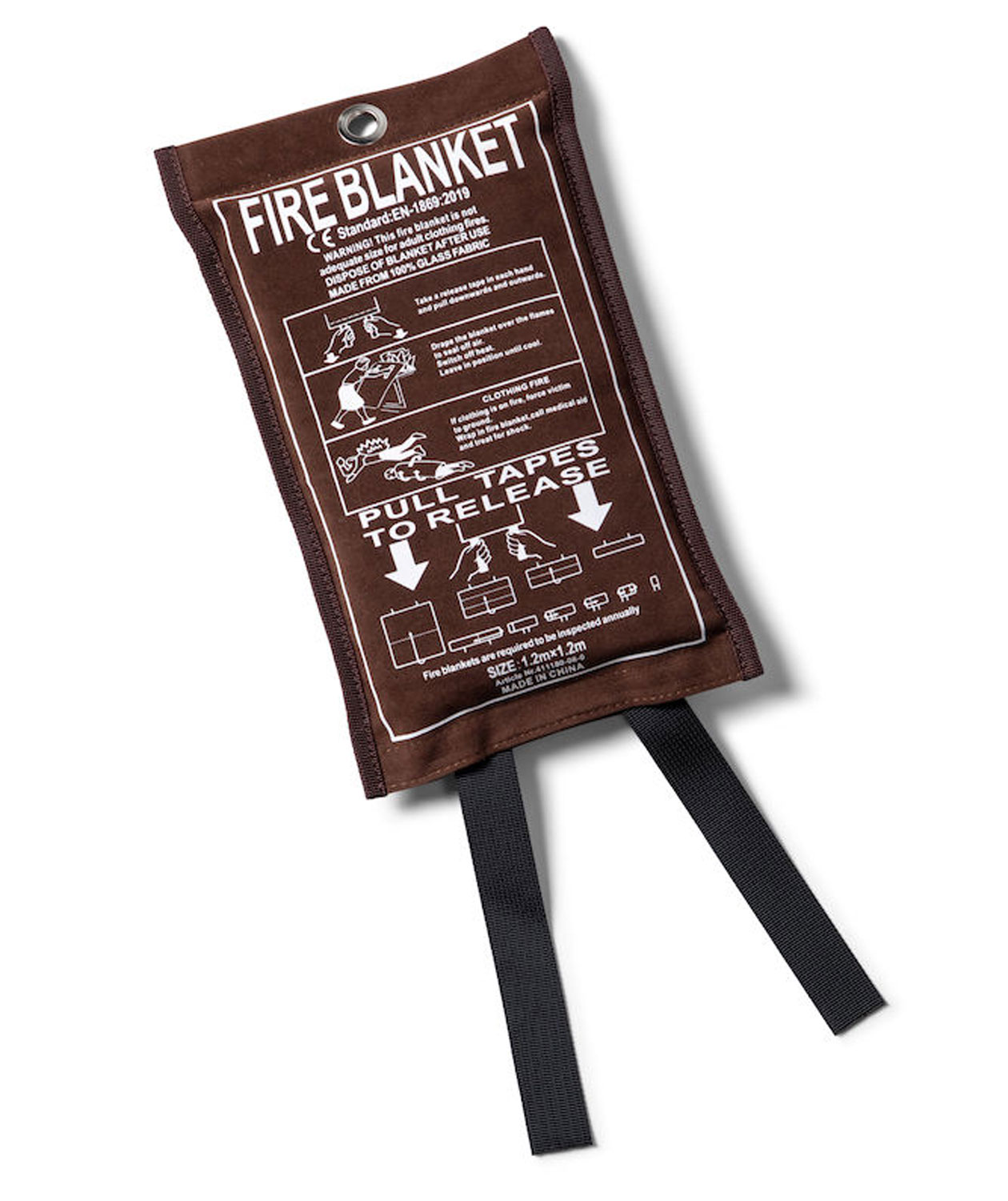 Kosta Linnew&auml;fveri fire blanket, Brown, Brown, swatch