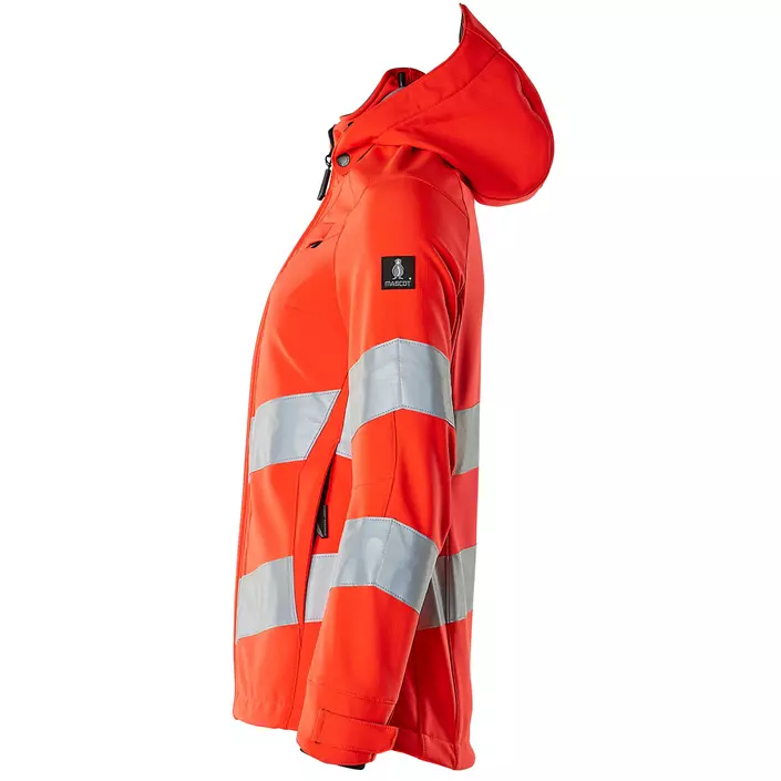 Mascot Safe Supreme dame softshelljakke, Hi-Vis Rød, large image number 2