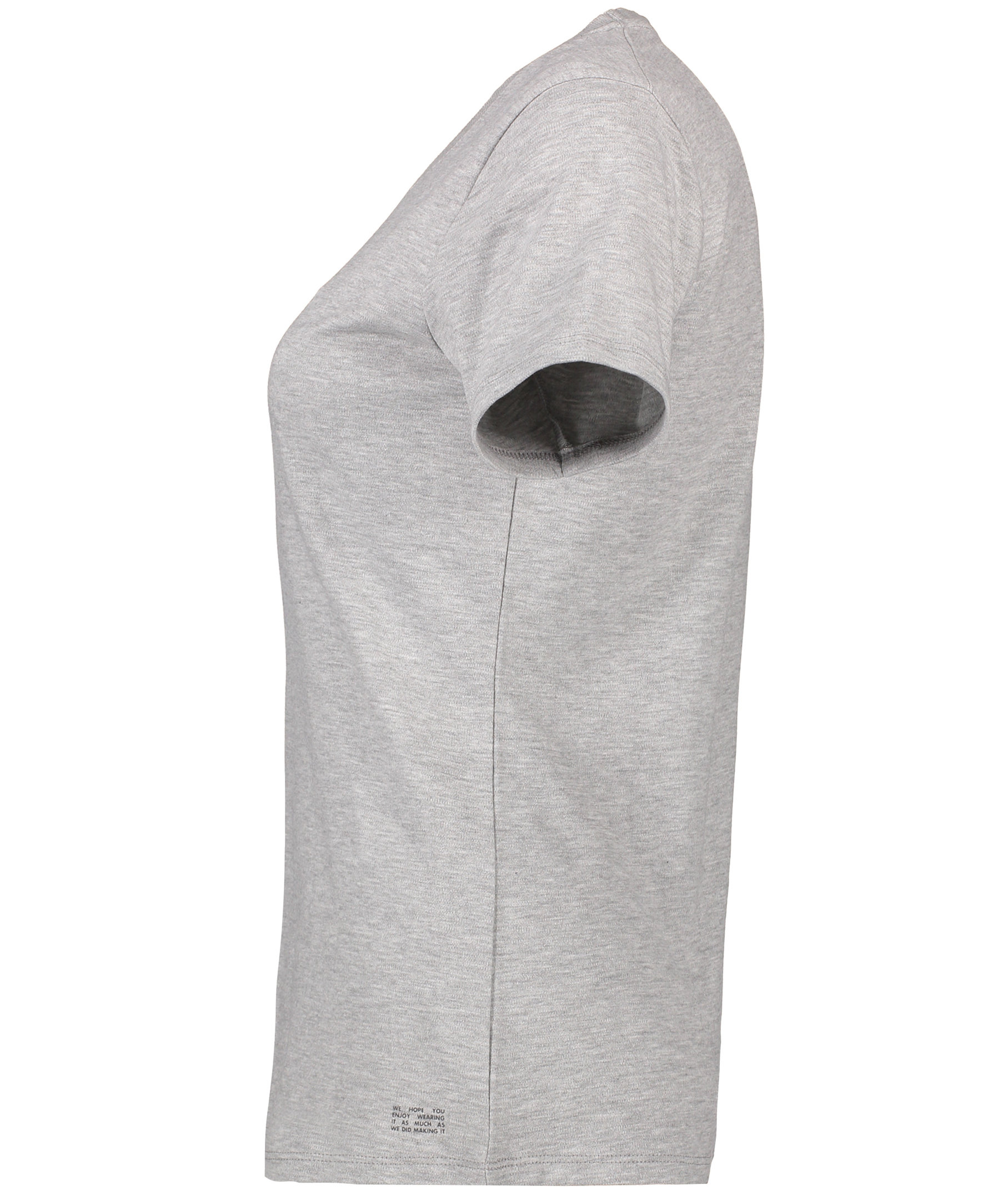 Seven Seas women's round neck T-shirt, Light Grey Melange, large image number 3