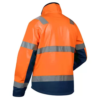 Blåkläder softshelljacka, Varsel Orange/Marinblå