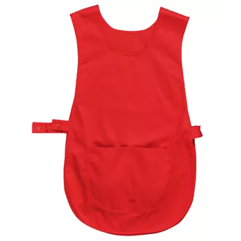 Portwest sandwich apron with pocket, Red