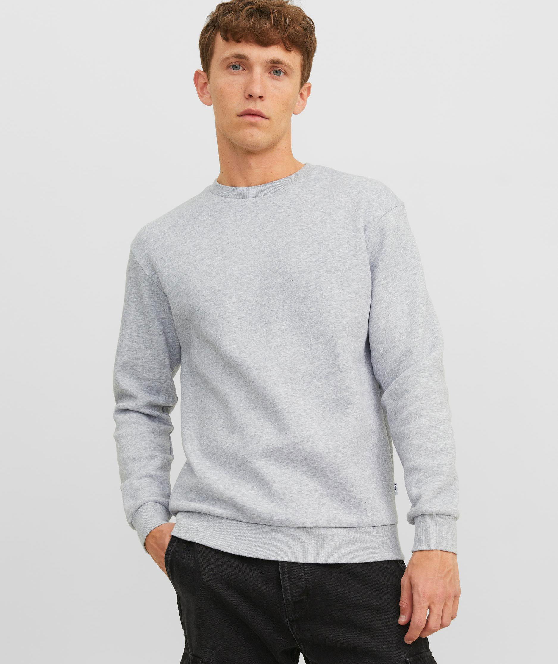 Jack & Jones JJEBRADLEY sweatshirt, Light Grey Melange, large image number 1