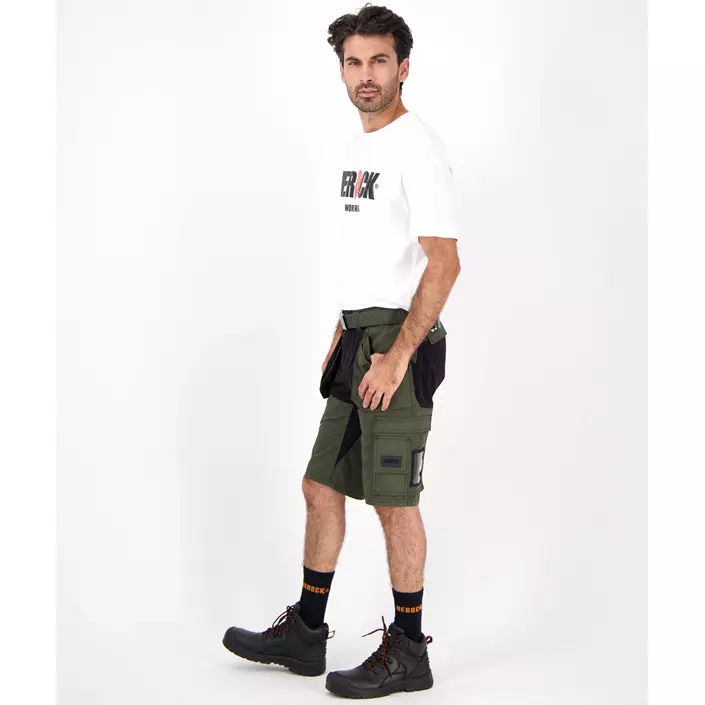 HEROCK Speri hantverksshorts, Dark Khaki/Black, large image number 7