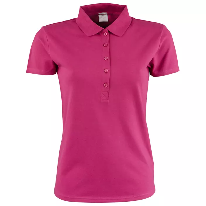 Tee Jays Luxury stretch women's polo T-shirt, Berry, large image number 0