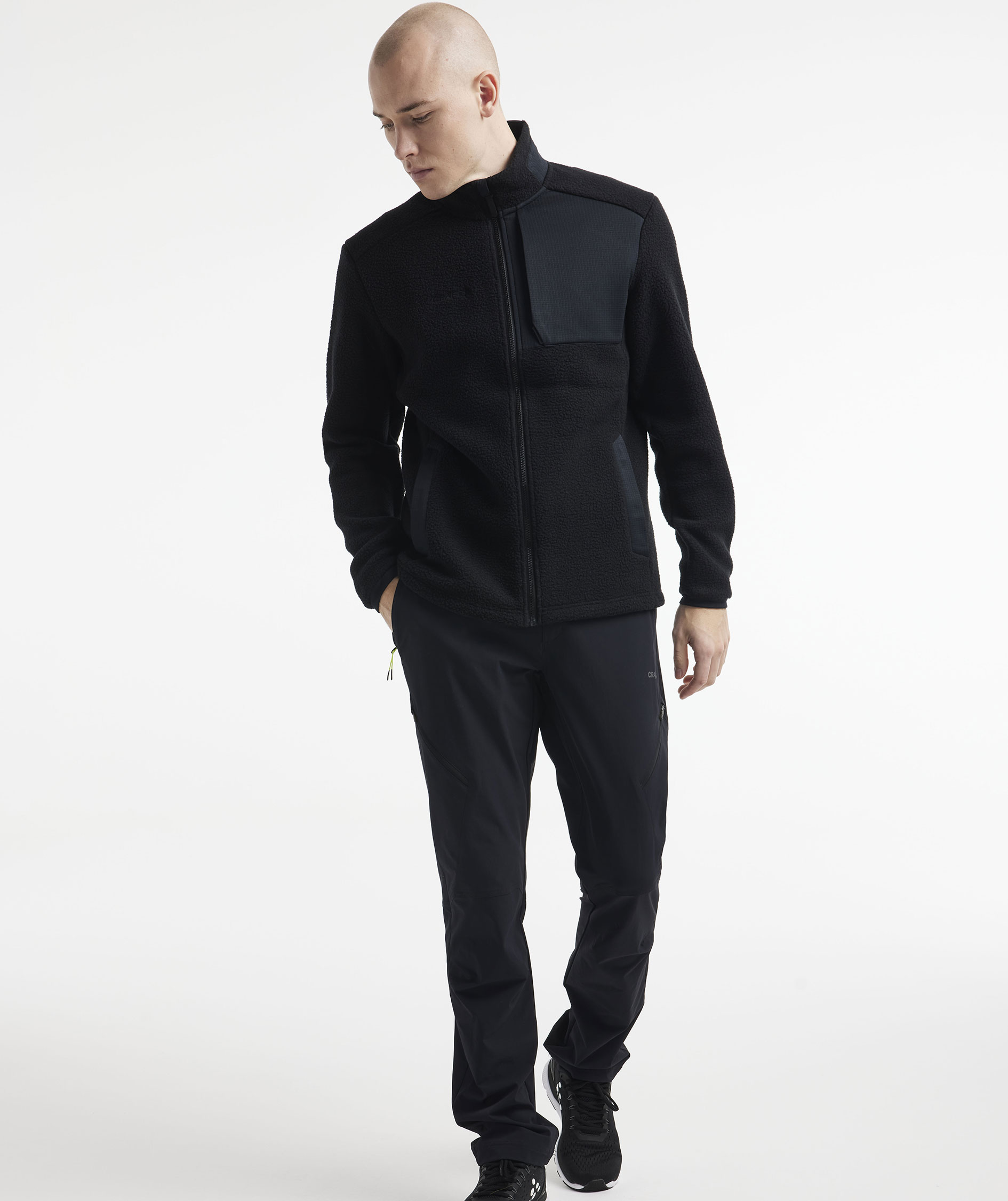 Craft ADV Explore pile fleece jacket, Black, large image number 1