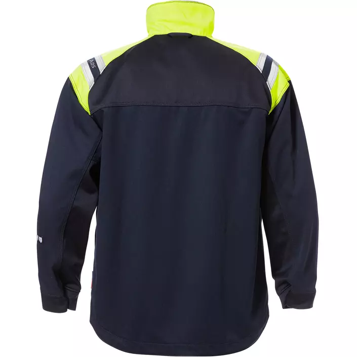 Fristads Flamestat arbejdsjakke 4965 MFA, Marine/Hi-Vis gul, large image number 1