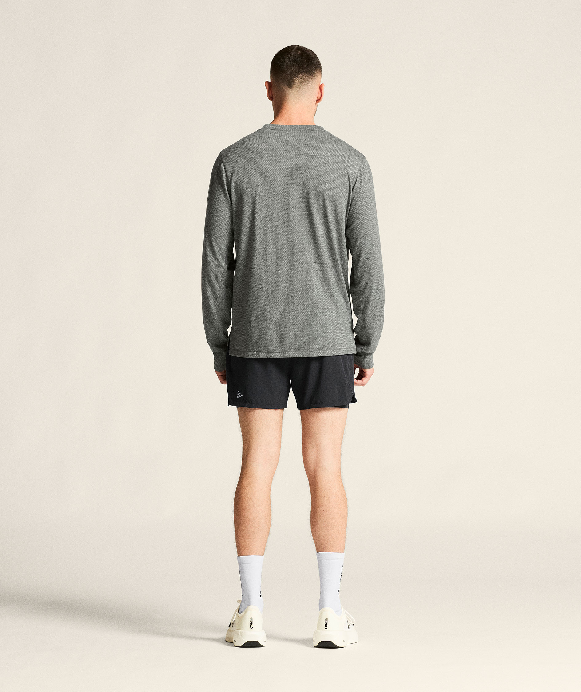 Craft Thermal Mesh baselayer sweater, Dark Grey Melange, large image number 7