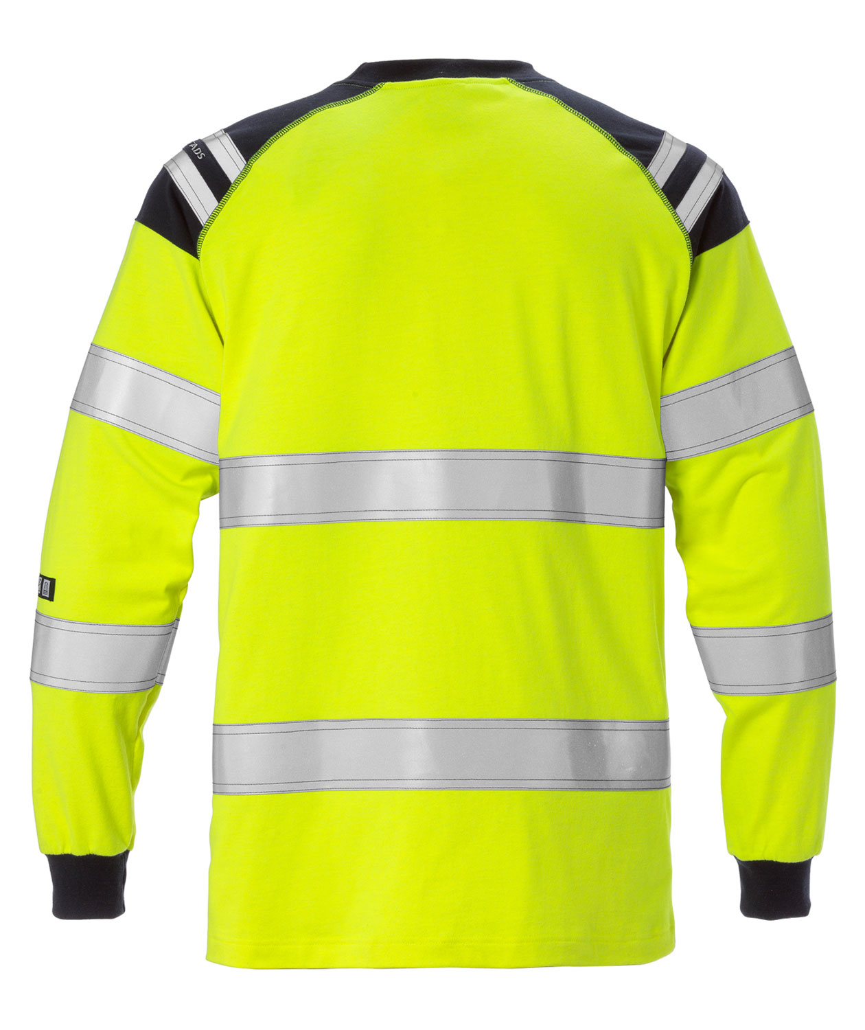 Fristads long-sleeved T-shirt 7077 TFLH, Hi-vis Yellow/Marine
