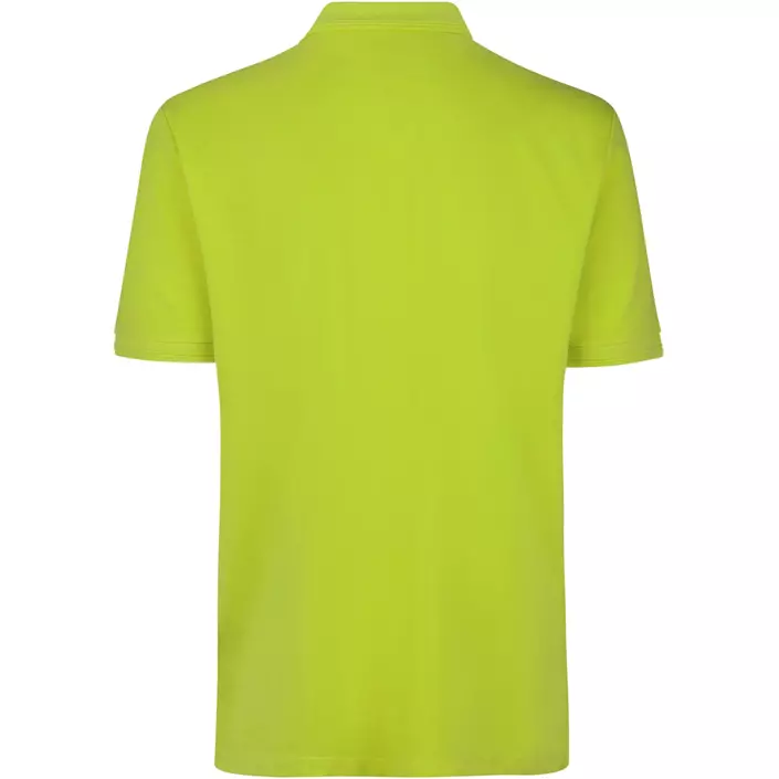 ID PRO Wear Polo T-skjorte med brystlomme, Limegrønn, large image number 1