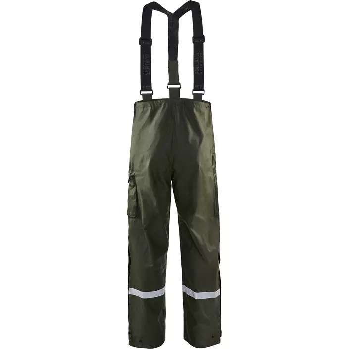 Blåkläder rain trousers 1302, Green, large image number 1