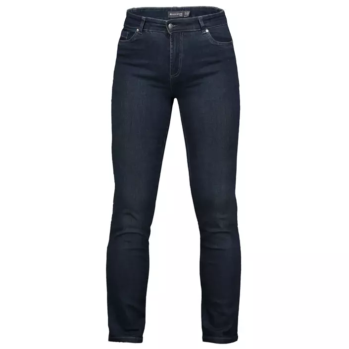 Pitch Stone Regular Fit dame jeans, Dark blue washed, large image number 0