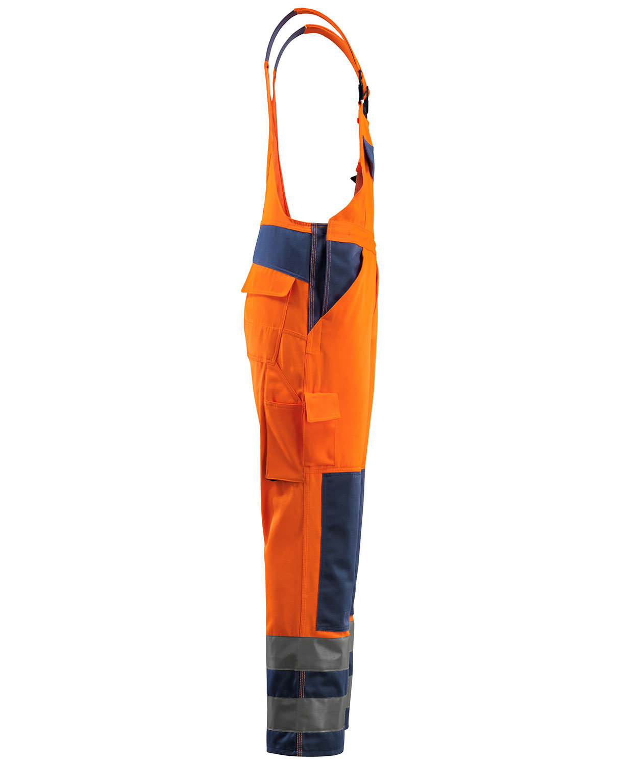 Mascot Safe Compete Barras bib and brace, Hi-vis Orange/Marine, large image number 2
