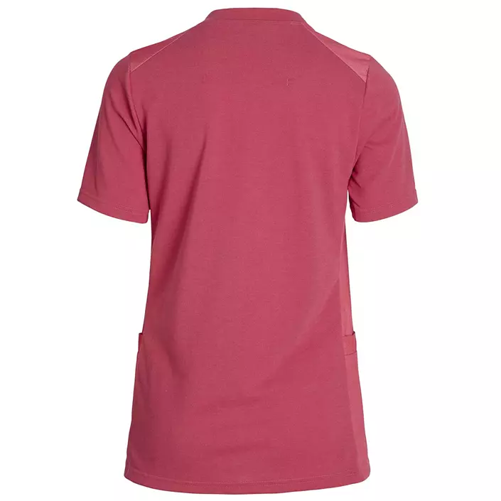 Kentaur women's pique T-shirt, Raspberry red Melange, large image number 2