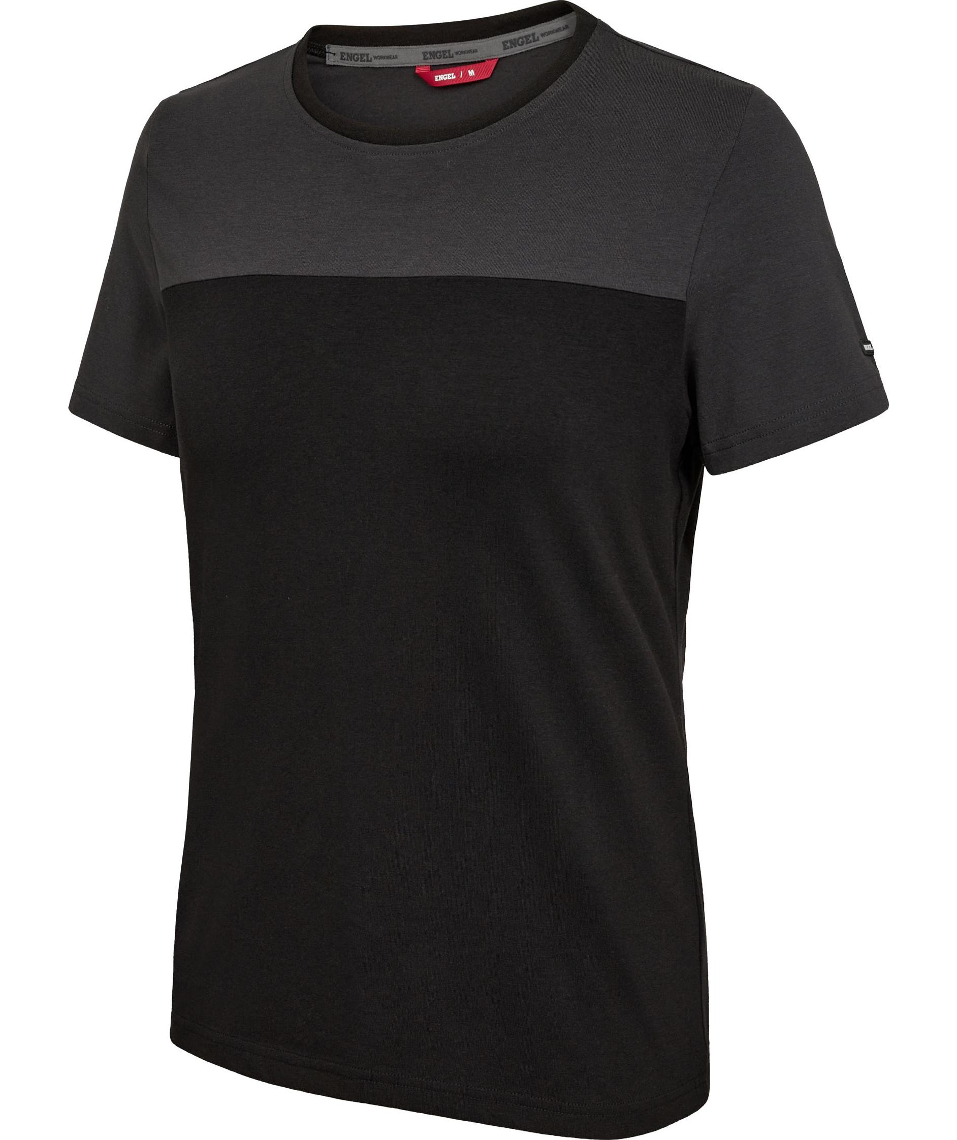 Engel Entire women's T-shirt, Black/Anthracite Grey, large image number 6