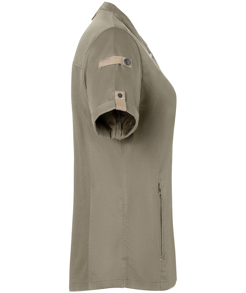 Karlowsky Green-Generation kort&auml;rmad kockjacka dam, sage, large image number 4