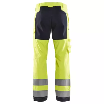 Blåkläder Multinorm work trousers, Hi-vis yellow/Marine blue