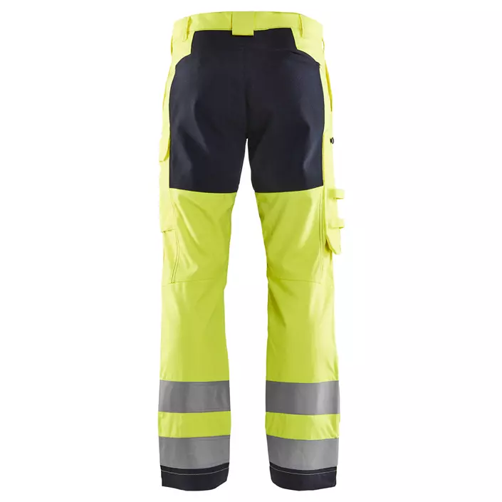 Blåkläder Multinorm work trousers, Hi-vis yellow/Marine blue, large image number 1