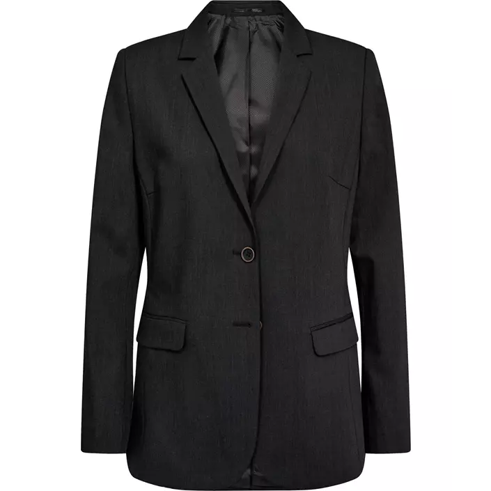 Sunwill Traveller Modern fit dame blazer med uld, Charcoal, large image number 0