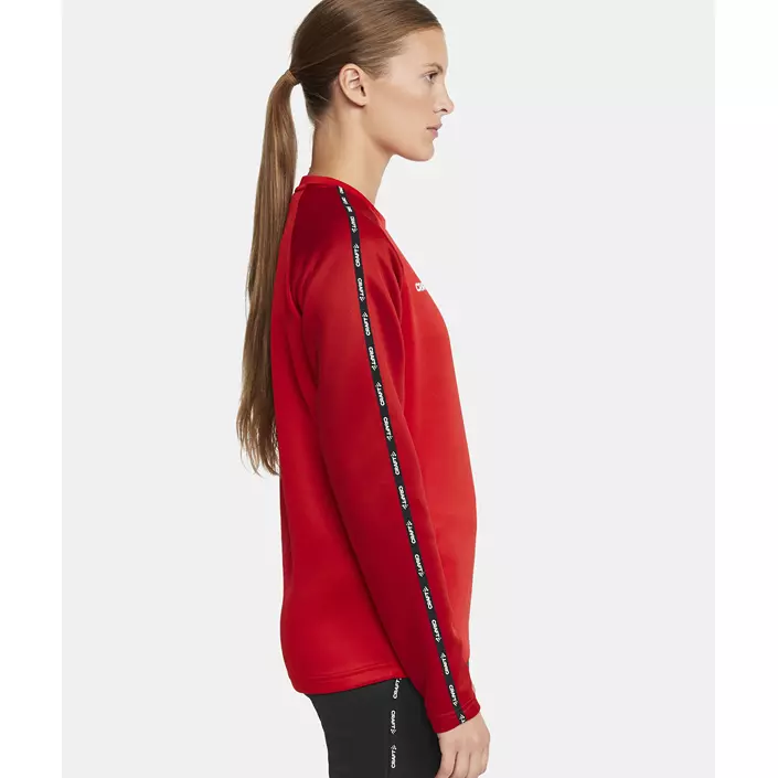 Craft Squad 2.0 dame træningstrøje, Bright Red-Express, large image number 6