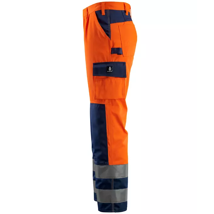 Mascot Safe Compete Olinda work trousers, Hi-vis Orange/Marine, large image number 1