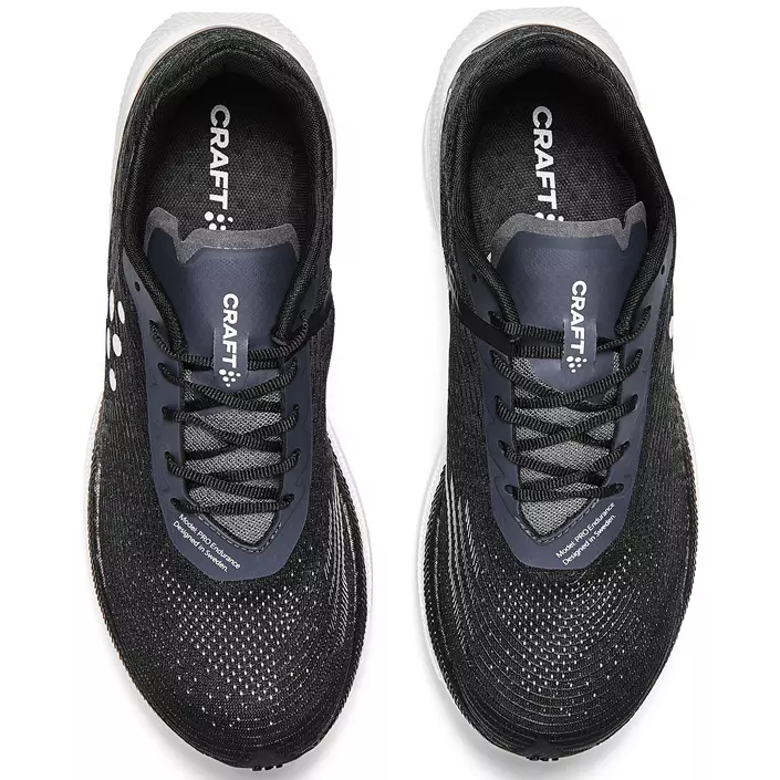 Craft PRO Endur Distance running shoes, Black/white, large image number 2