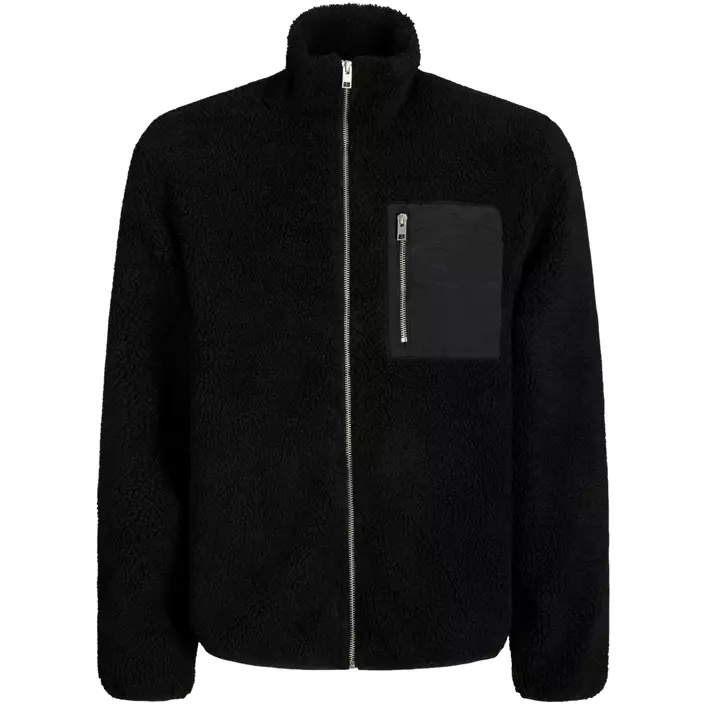 Jack & Jones JJEBRADLEY fiberpelsjakke, Black, large image number 0