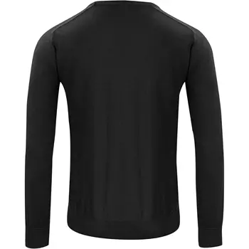 J. Harvest & Frost knitted pullover with merino wool, Black