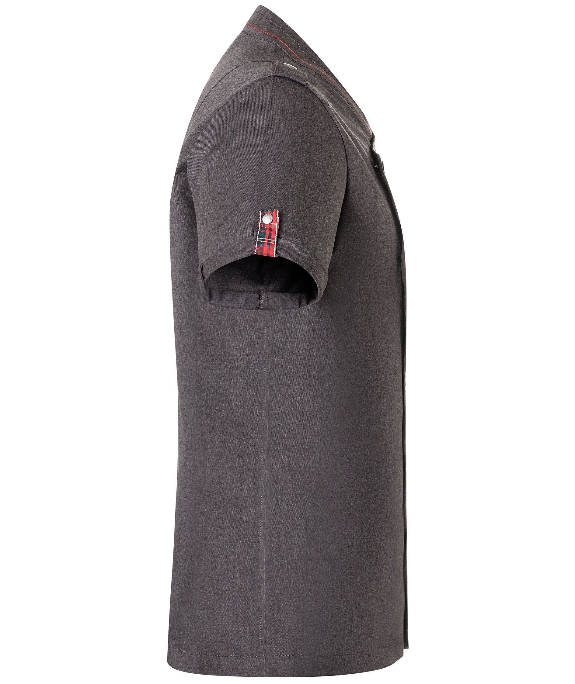 Karlowsky Denim-Style ROCK CHEF&reg; kort&auml;rmad kockjacka, Svart Denim, large image number 3