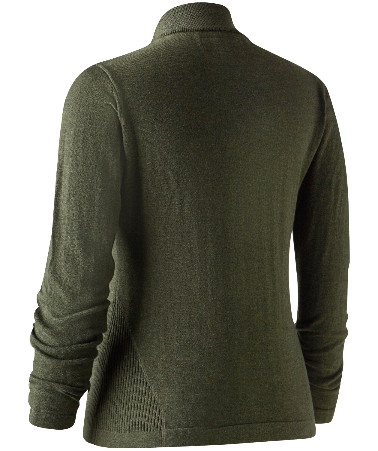 Deerhunter Lady Darlington knitted cardigan with merino wool, Green Melange, large image number 1