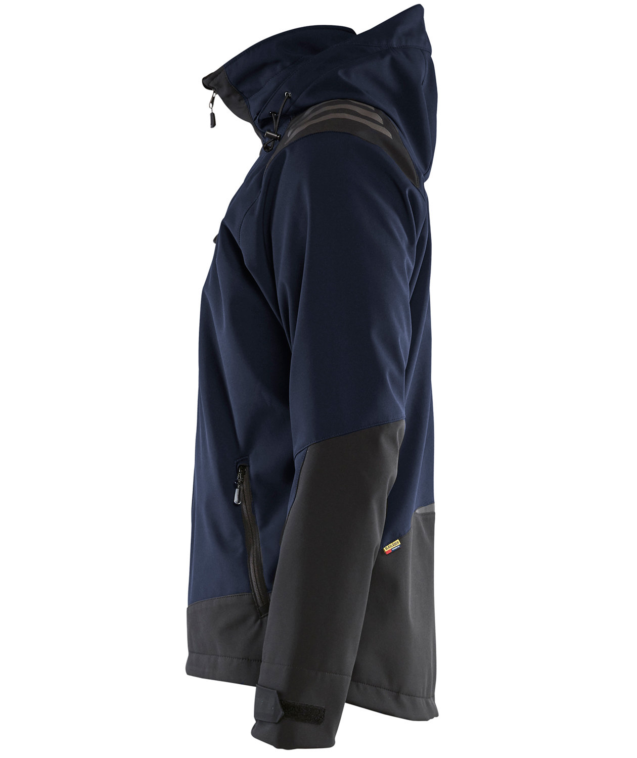 Bl&aring;kl&auml;der softshelljacka, Dark Marin/Svart, large image number 2