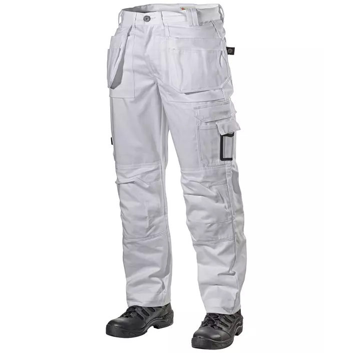 L.Brador craftsman trousers 103B, White, large image number 0