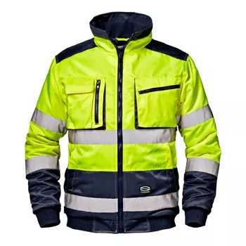 SIR Safety Morgan pilot jacket, Hi-Vis yellow/marine