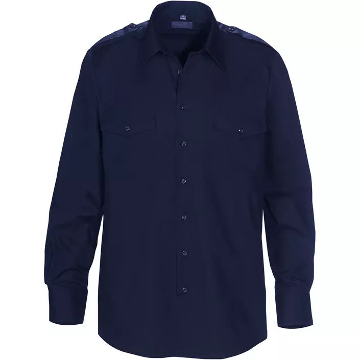 Derby of Sweden Martines Slim fit pilotskjorta, Navy, large image number 0