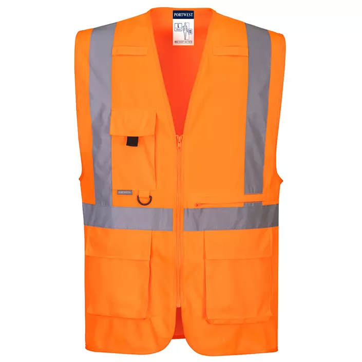 Portwest work vest, Hi-vis Orange, large image number 0