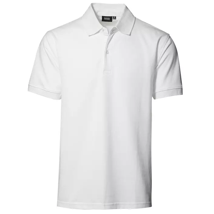 ID Pique Polo shirt, White, large image number 0