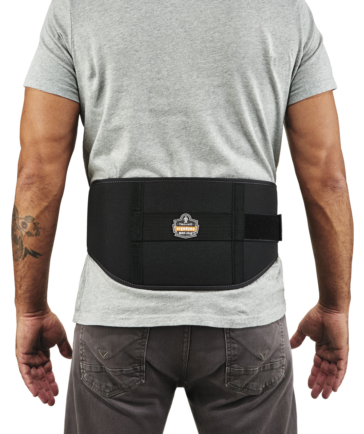 Ergodyne ProFlex 1500 st&oslash;ttebind til ryggen, Sort, large image number 1