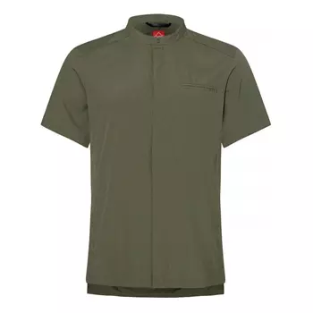 Segers 1006 regular fit kortärmad kockskjorta, Olivgrön