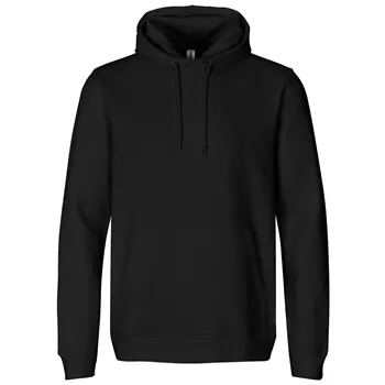Fristads fleece hoodie, Svart