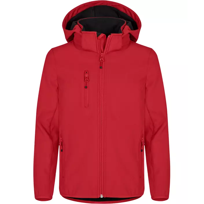 Clique Classic softshell jacket for kids, Red, large image number 0