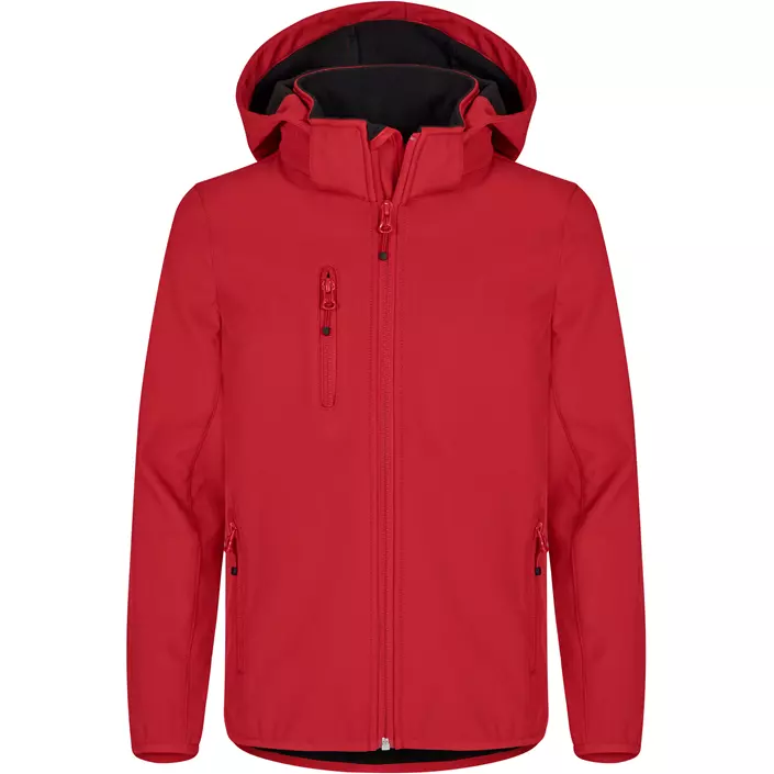 Clique Classic softshell jacket for kids, Red, large image number 0
